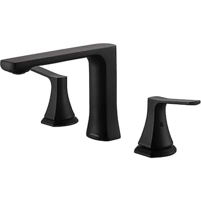 Dyconn Faucet Double-Handle 3 Hole Widespread Bathroom Faucet