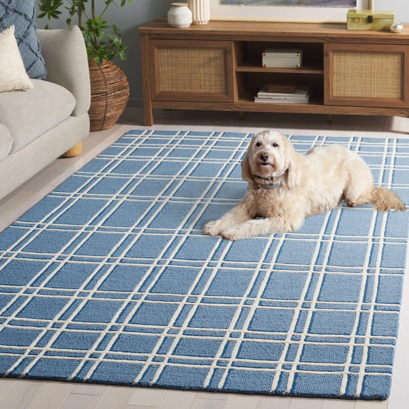 SAFAVIEH Handmade Genre Yeliz Geometric Wool Rug