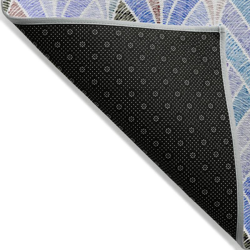 HomeRoots Geometric Transitional Rectangle Outdoor Rug