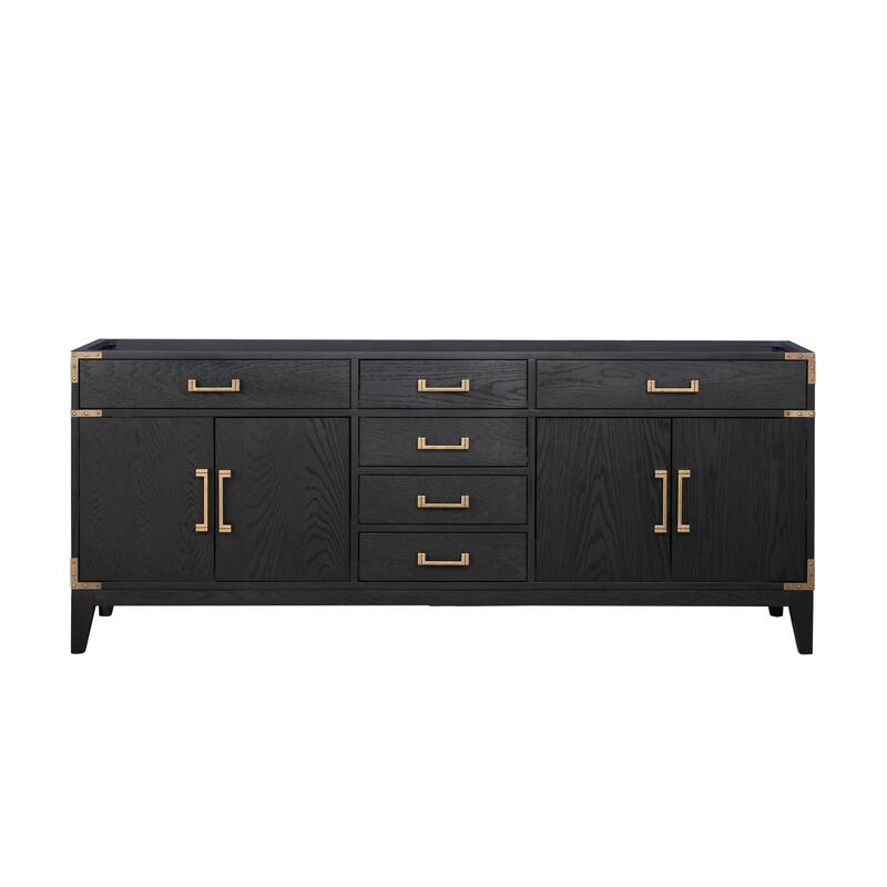 Laurel Bath Vanity - 80 - Black Oak