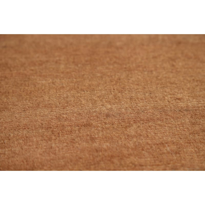 Brown Gabbeh Oriental Runner Rug Handmade Wool Carpet - 2'10"x 12'8"