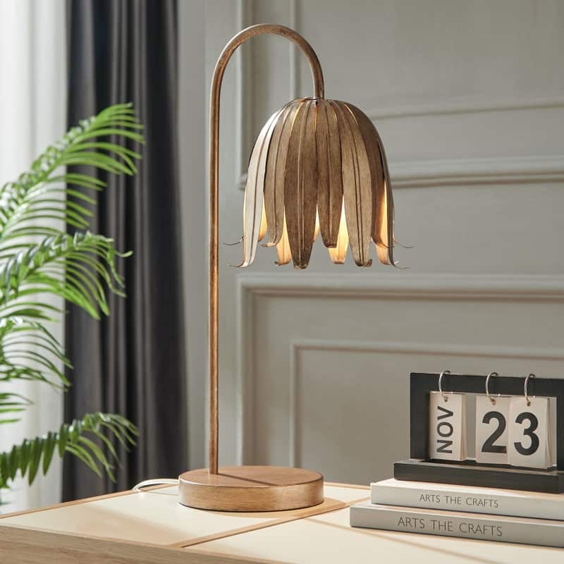 Acroma 23.63" Arched Steel Dimmable Table Lamp - N/A