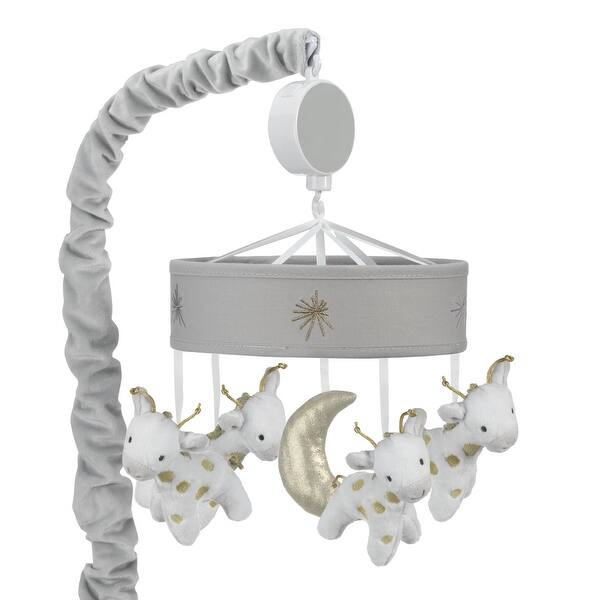 Shop Lambs Ivy Signature Goodnight Giraffe Moonbeams Gray White
