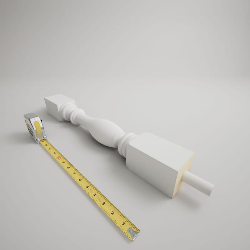 Endurathane 500 Series Winford Baluster, Factory Primed Polyurethane