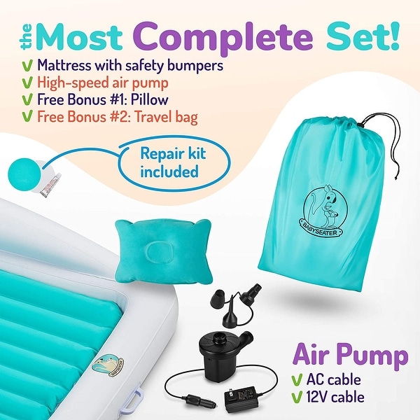 Air mattress store with sides