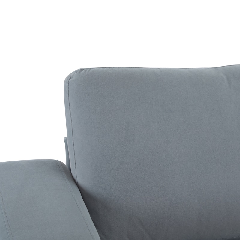 Christopher Knight Home - Grace 81" Modern Upholstery Sofa Loveseat with Square Arms