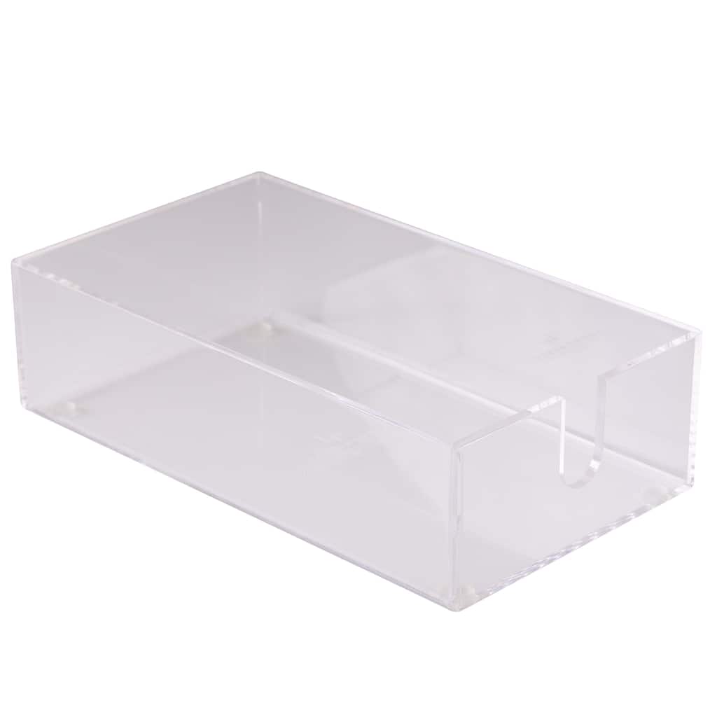 Luxe Party Acrylic Guest Napkin Holder in Clear