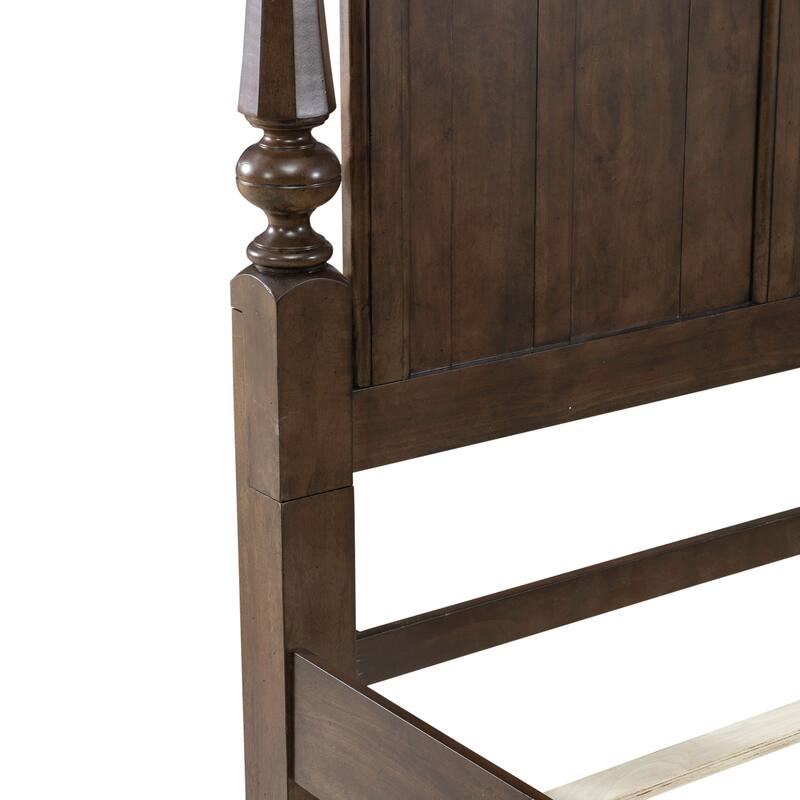 Liberty Furniture Arden Road Poster Bedroom Set with Dresser & Mirror, Chest - King or Queen