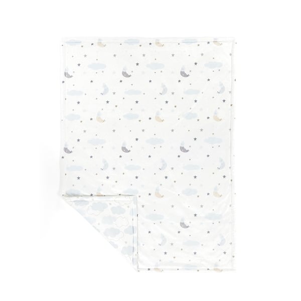 slide 2 of 2, Lush Decor Goodnight Little Moon Reversible Soft & Plush Oversized Blanket - 50" x 36"