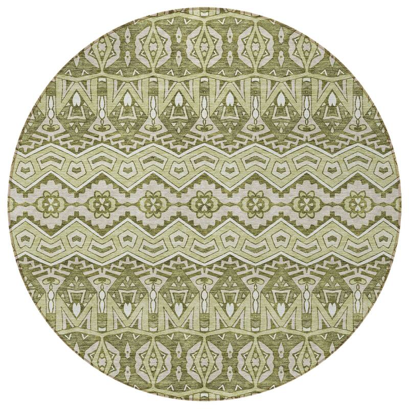 HomeRoots Moroccan Transitional Rectangle Outdoor Rug