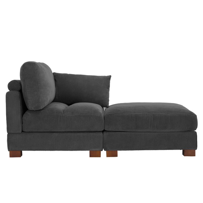 88" Convertible Larger Couch Modular Sectional Sofa Set