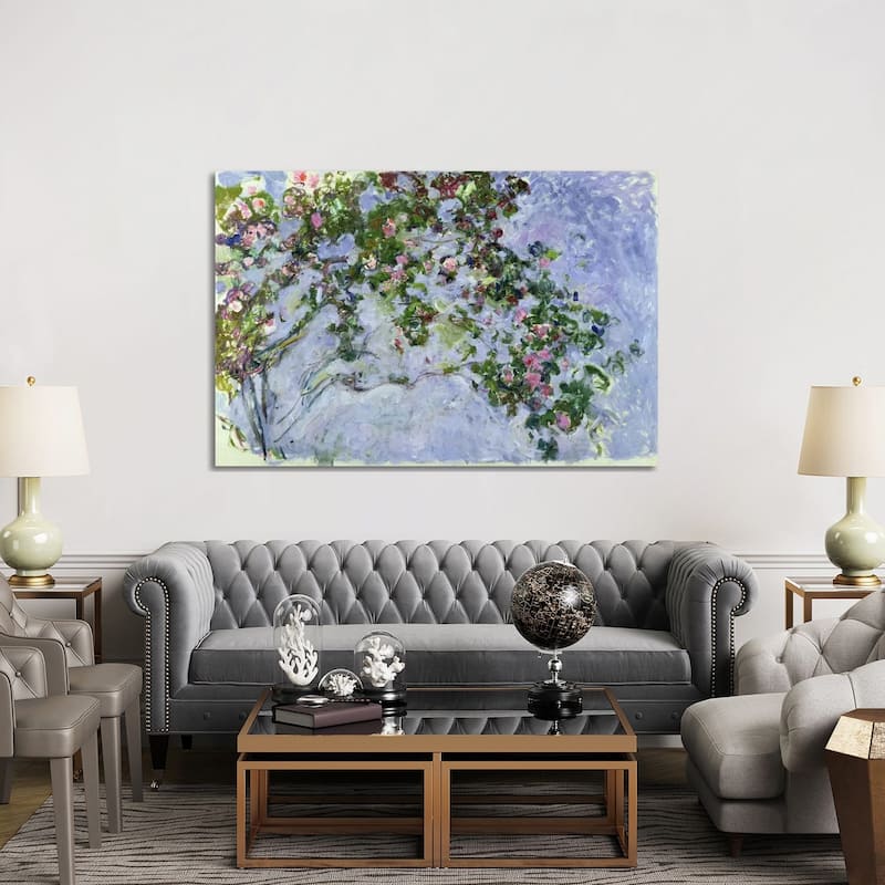 iCanvas "The Roses, 1925-26 " by Claude Monet Canvas Print