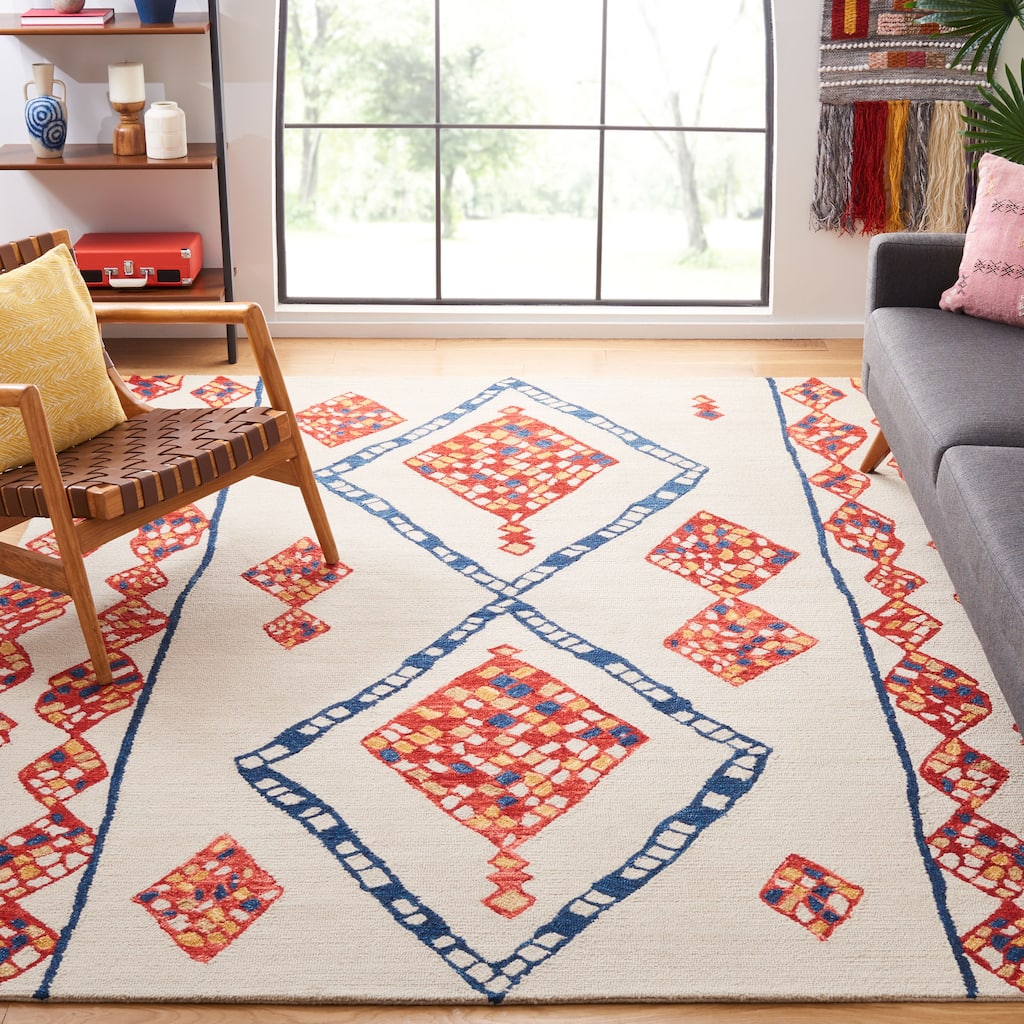 SAFAVIEH Handmade Aspen Radana Boho Tribal Wool Rug