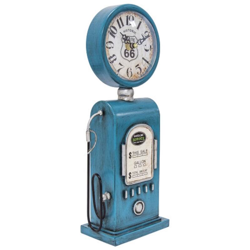 Yosemite Home Decor Ole Gas Pump Table Top Clock - 3 x 5.1 x 13.8