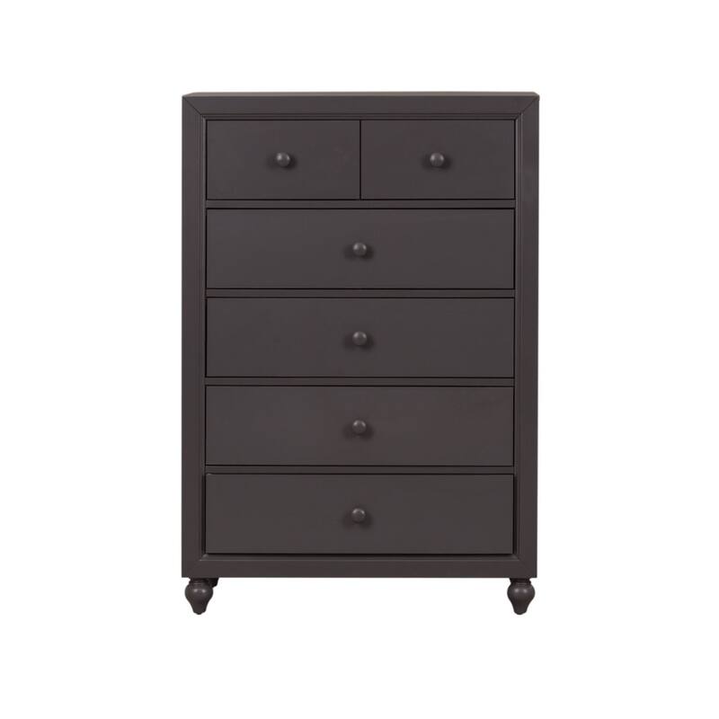 Cottage View Dark Gray 5 Drawer Chest