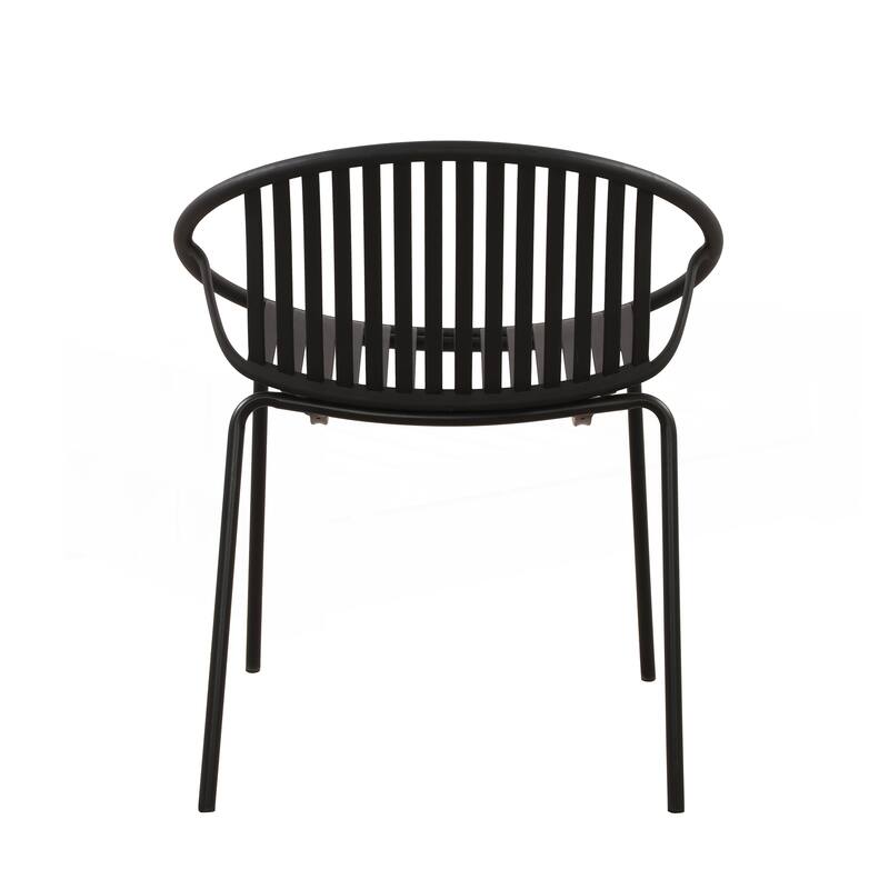 7 Pieces Outdoor Modern Metal and Polypropylene Dining Set