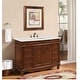 preview thumbnail 11 of 9, Elegant Lighting VF-1039-VW Bordeaux 48" Free Standing Single Basin