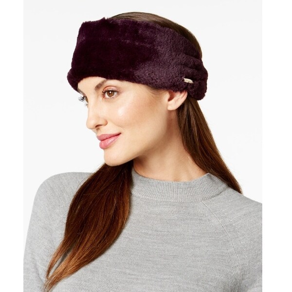 calvin klein fur headband