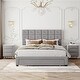 preview thumbnail 31 of 71, Velvet Storage Platform Bed with Wireless Chargers and Drawer