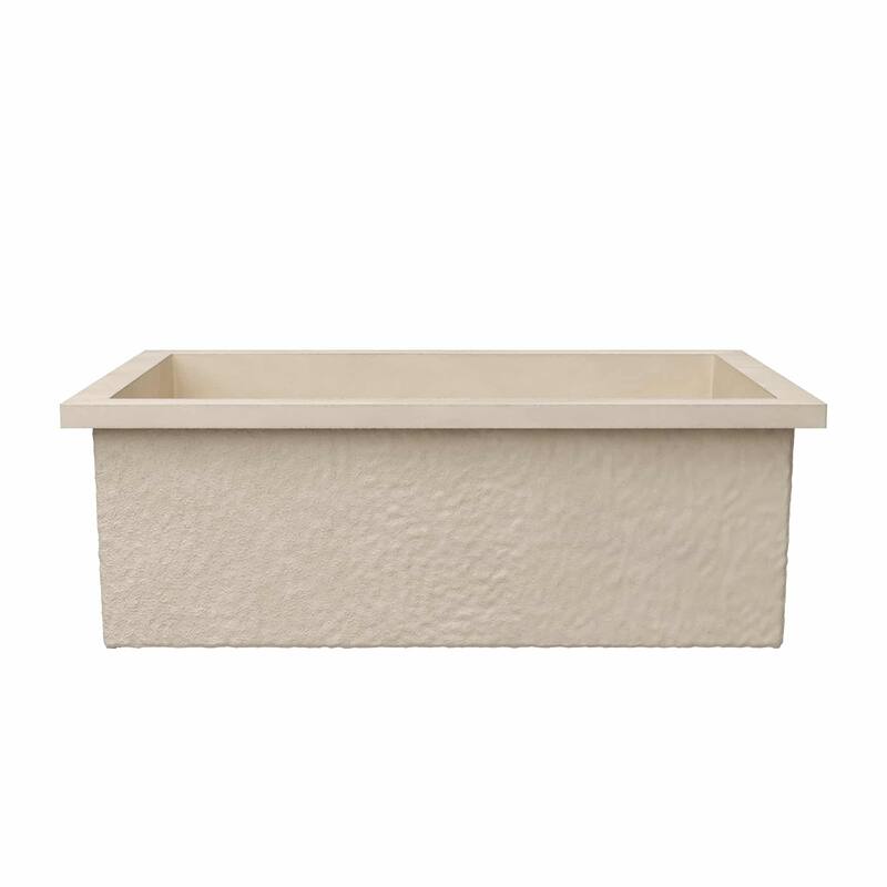 Native Trails NSK3019 NativeStone 30" Undermount Single Basin Concrete