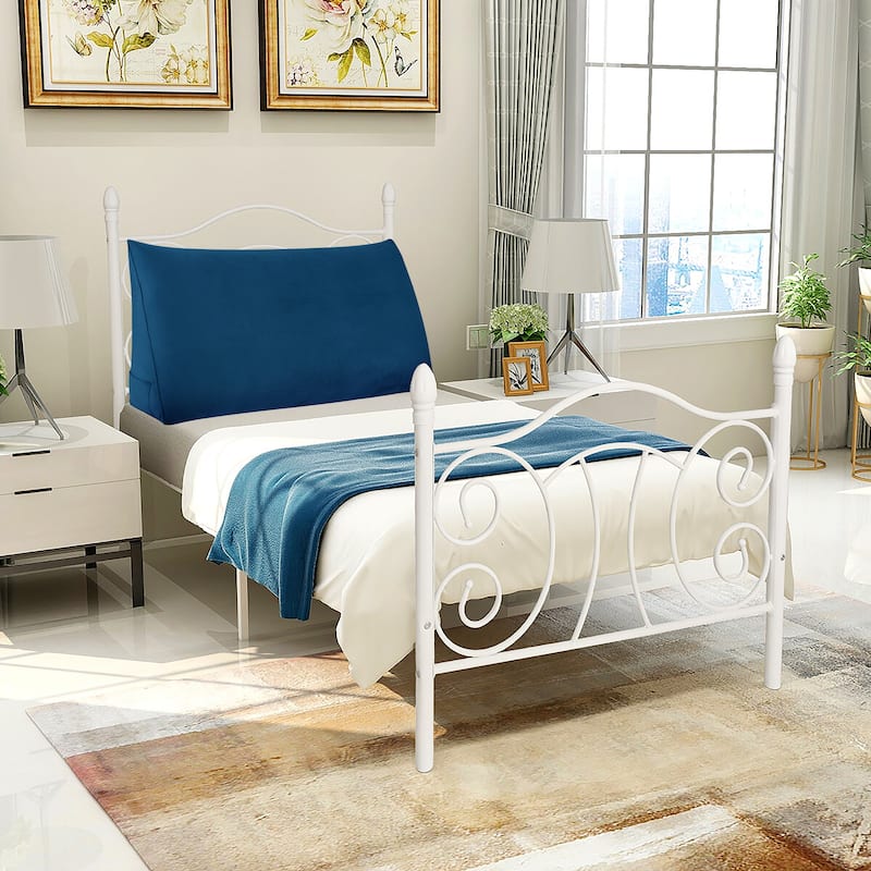 WOWMAX Bed Rest Wedge Reading Pillow Large Headboard Back Cushion