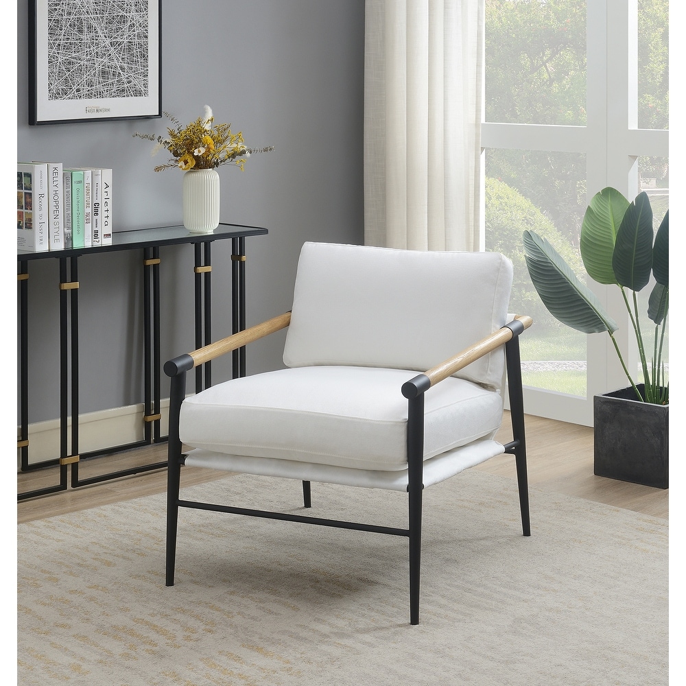 Abbyson adrienne sales nailhead accent chair