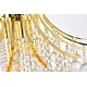 preview thumbnail 6 of 6, Fleur Illumination 6 light Gold Flush Mount