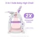 preview thumbnail 2 of 16, Baby High Chair,3 in 1 Highchair, Convertible Toddler Eating Chair for 6 Months to 6 Years, with Adjustable Tray