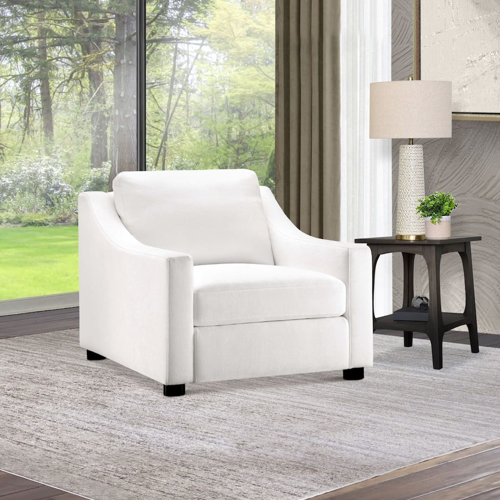 Abbyson Garcelle Stain Resistant Fabric Chair