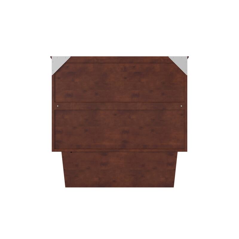 Nantucket Murphy Bed Chest with Mattress and Built-in Charging Station