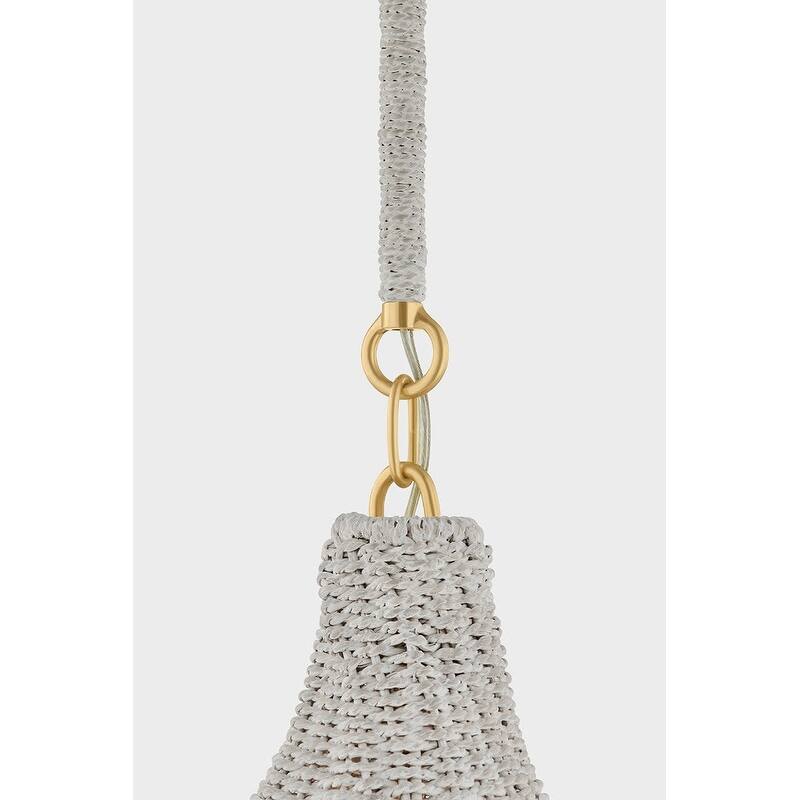 Hudson Valley Lighting 4820 Hampstead 20" Wide Pendant with Seagrass