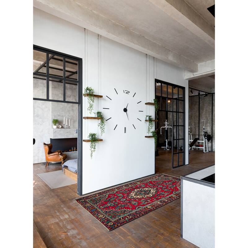 ECARPETGALLERY Hand-knotted Anadol Red Wool Rug - 3'7 x 6'6