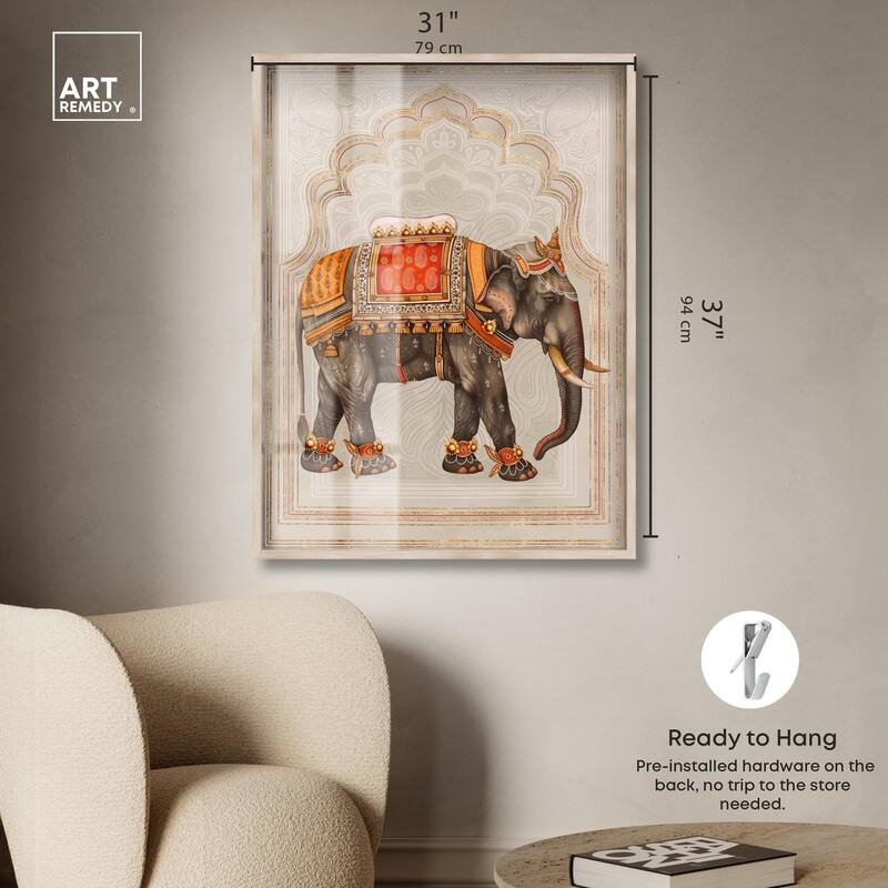 Elephant Queen Shadowbox by Art Remedy