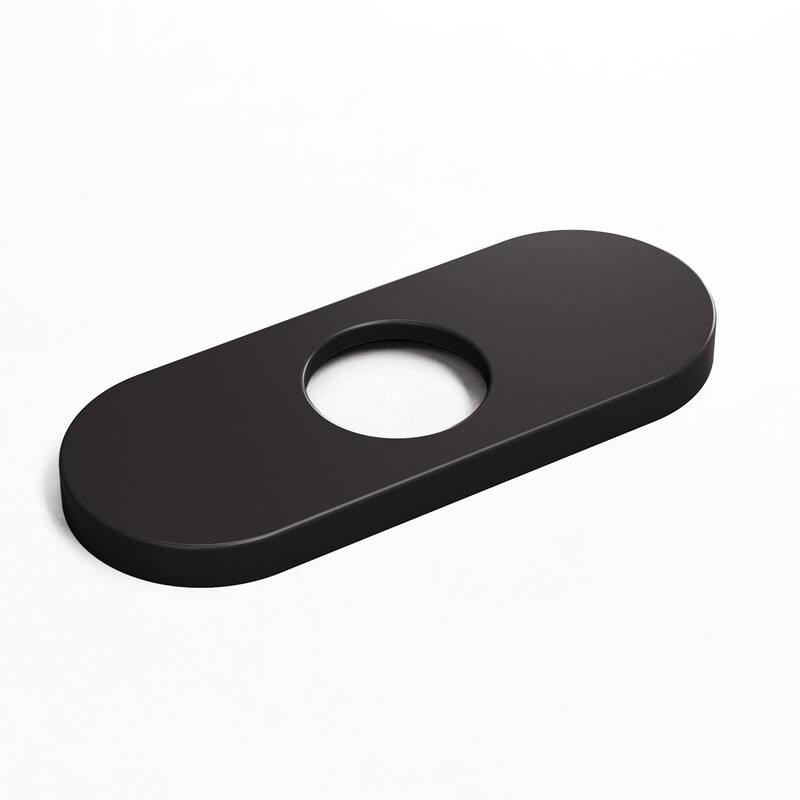 VIGO 5.5" L Bathroom Deck Plate in Matte Black