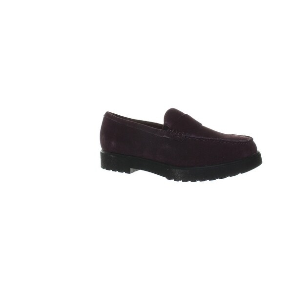 clarks suede loafers womens