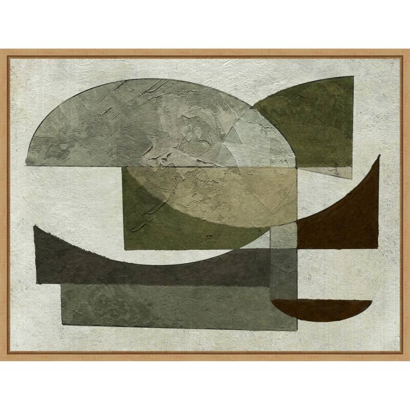 Shaped by Dan Hobday (30 x 23 in.), Framed Canvas Wall Art Print