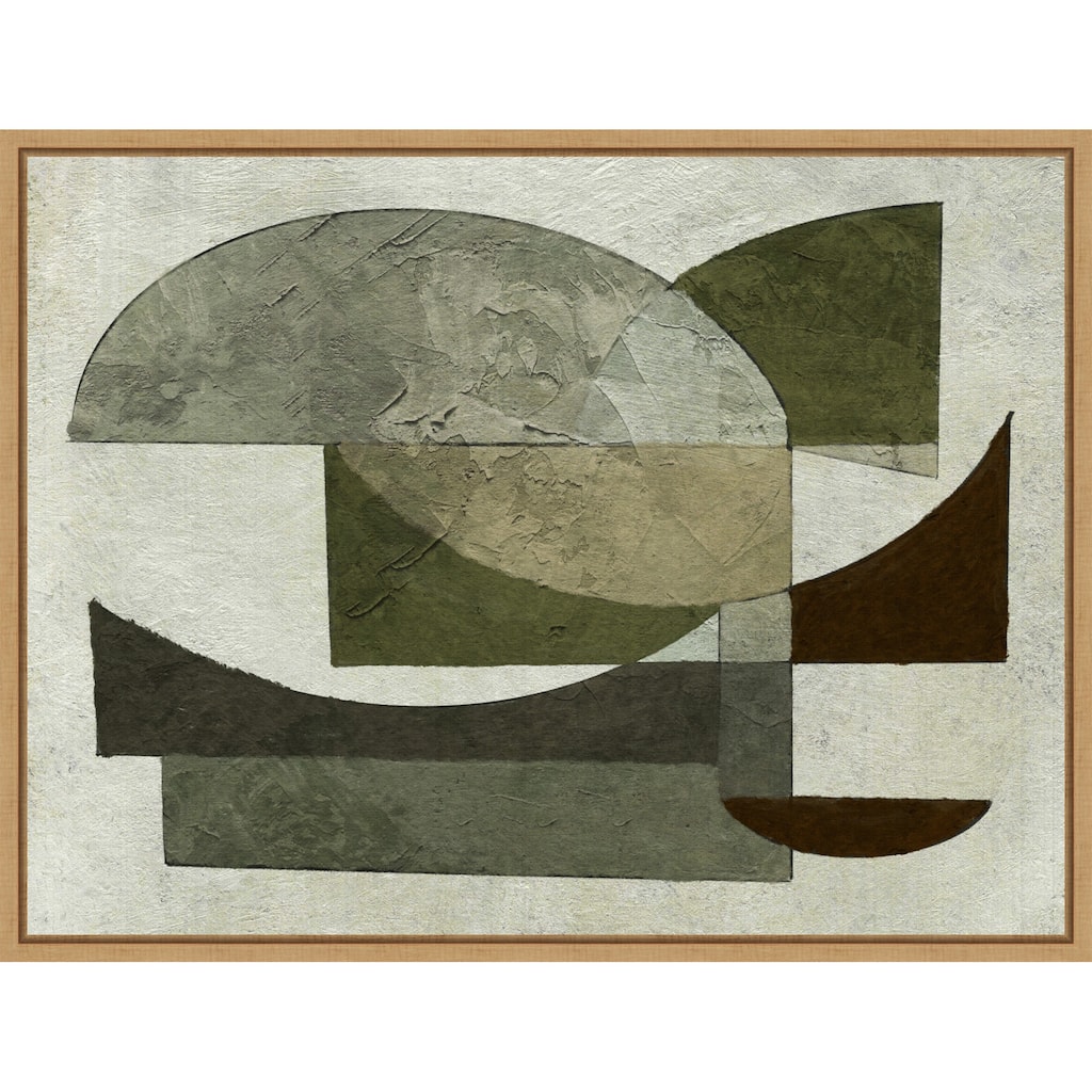 Shaped by Dan Hobday (30 x 23 in.), Framed Canvas Wall Art Print