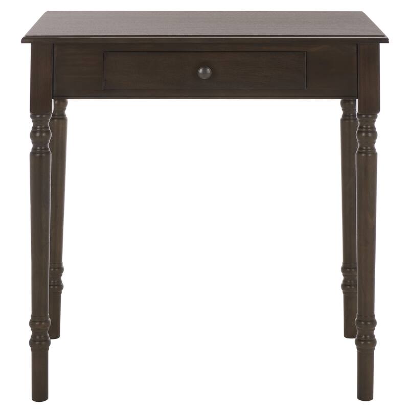 SAFAVIEH Helrike 1-Drawer Desk - Dark Chocolate