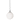 AFX Loretto 1-light Pendant with White Glass