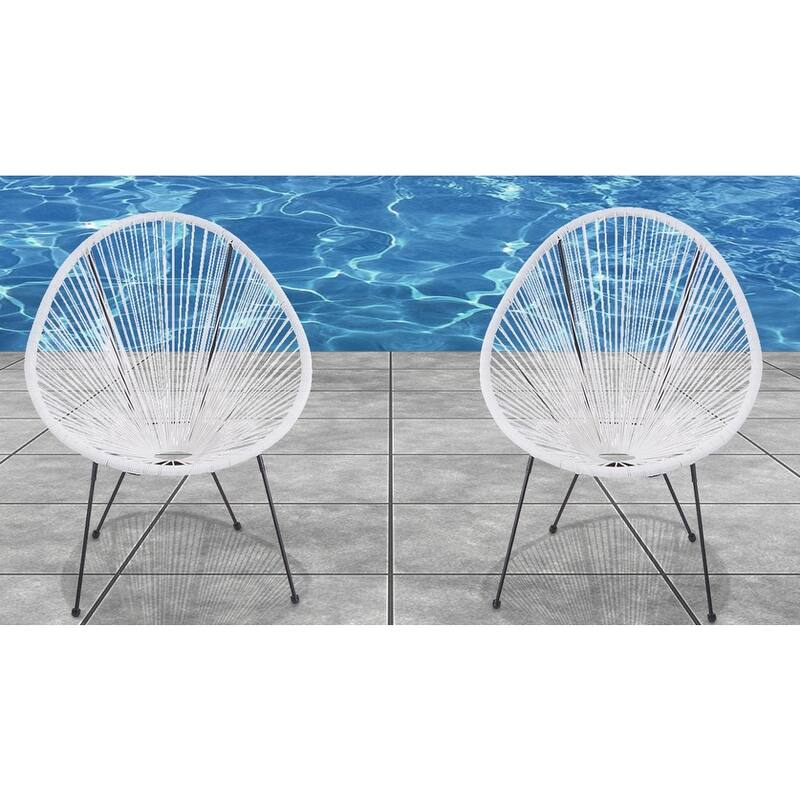 Acapulco Chair With Resort Grade Fire PIt Lounge