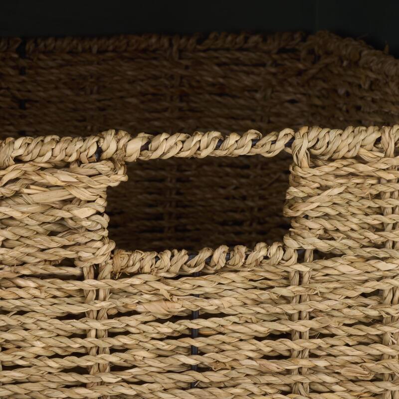 SAFAVIEH Eola Grey/ White Storage Bench - 47" x 16.1" x 19.9" - 47"W x 16"D x 20"H