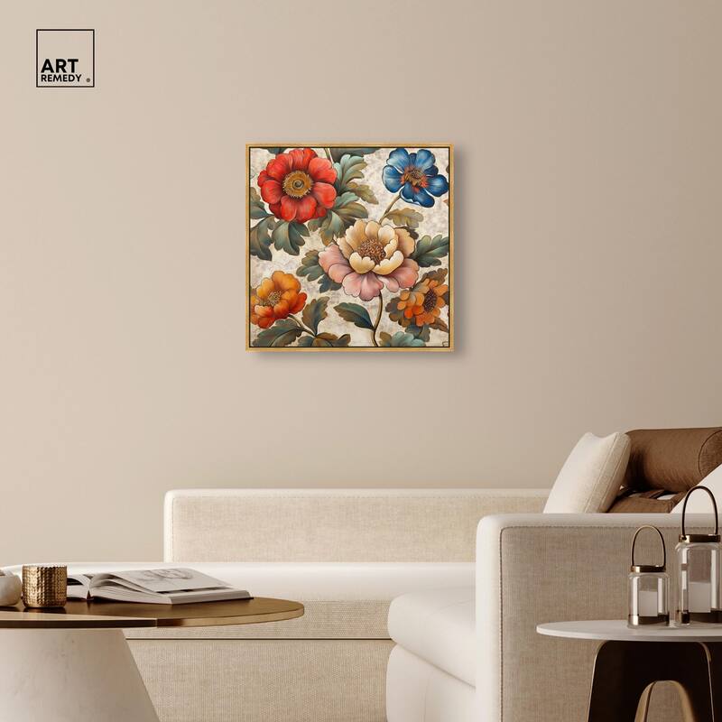 Golden Gardenia II Canvas by Art Remedy