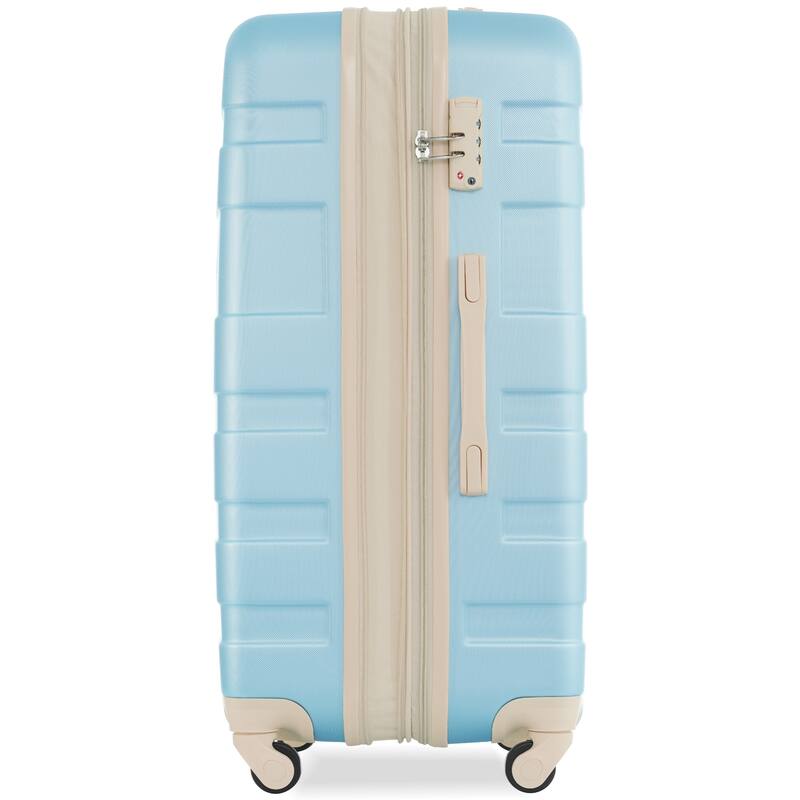 3 Pcs Luggage Set, Expandable ABS Hardshell Suitcases Spinner Wheels with TSA Lock 20''24''28''