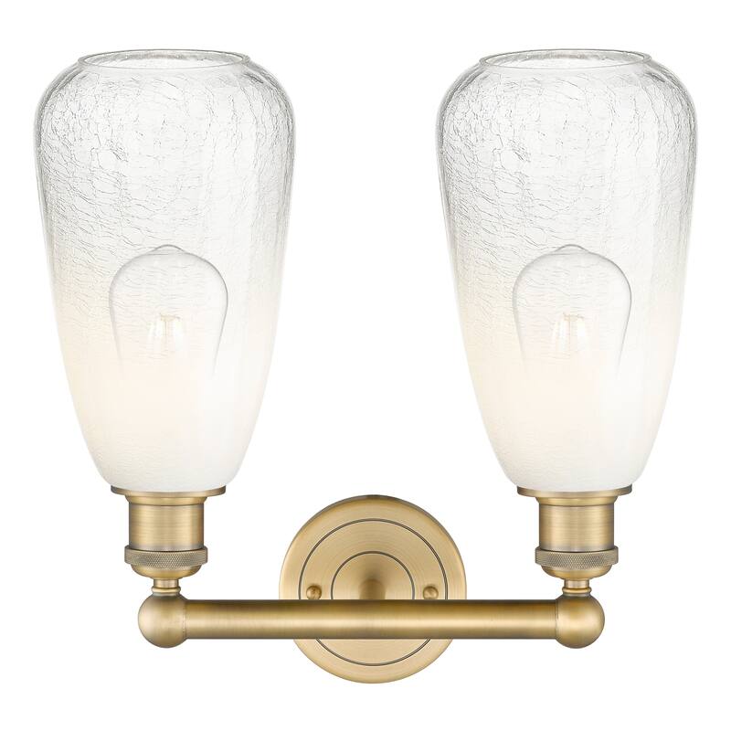 Innovations Lighting Endless Possibilities Edison - Brookhaven Almond - 2 Light 15" Bath Vanity Light