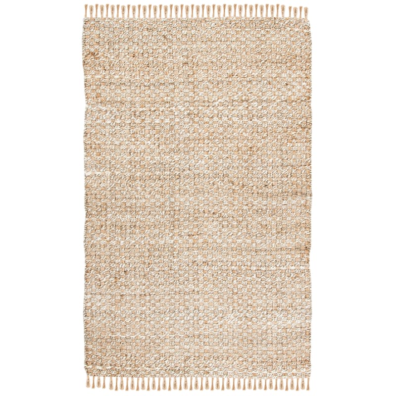 SAFAVIEH Flatweave Natural Fiber Tzipporah Casual Solid Jute Rug
