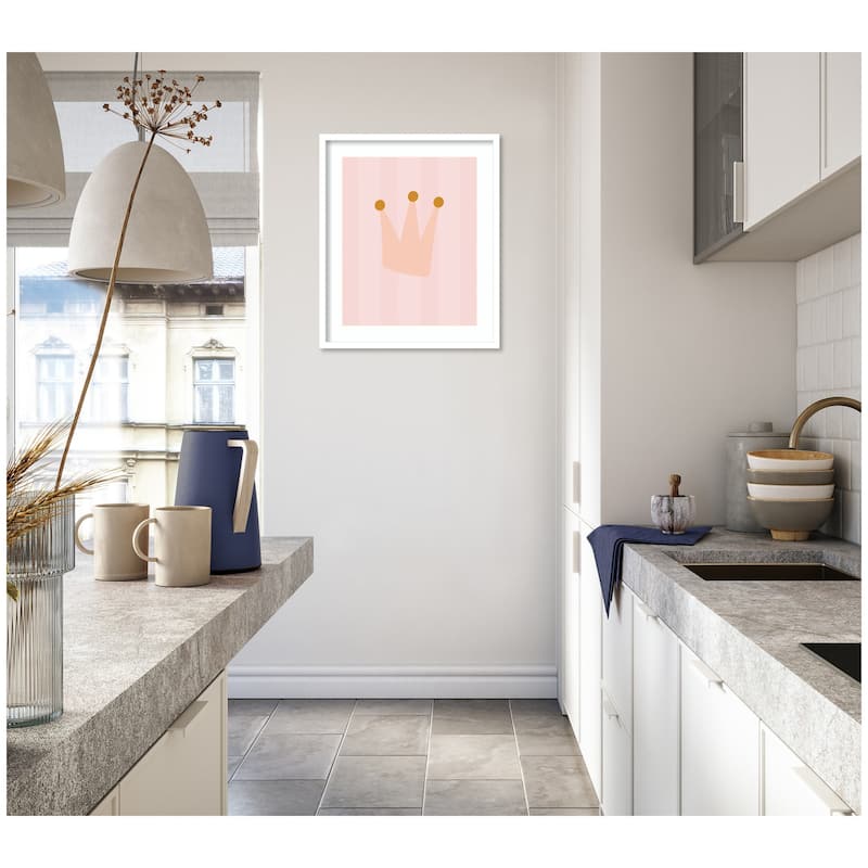 Kate and Laurel Crown by Laura Moss Framed Wall Art Print