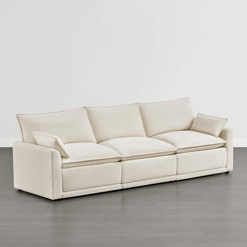 Spruce & Spring Modular Couch Oversized Sectional Sofa for Living Room