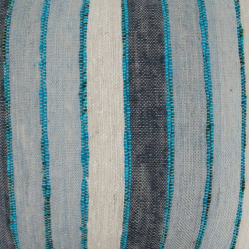 Throw Pillow With Striped Design