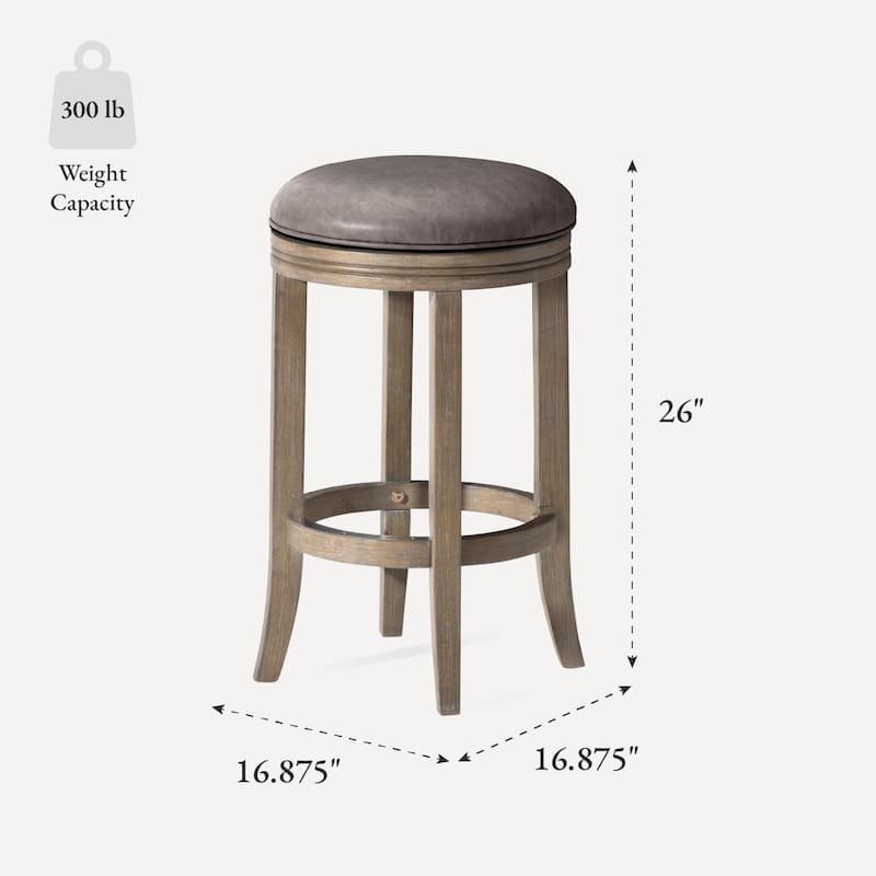 Maven Lane 26" Eva Swivel Counter Height Kitchen Stool