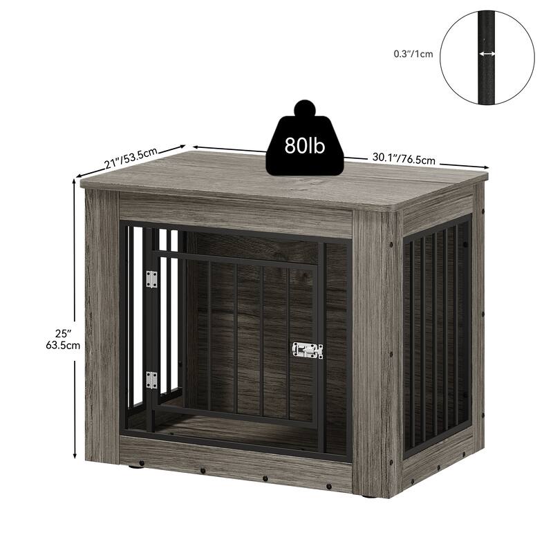 Moasis Dog Crate Furniture, End Table